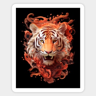 Tiger Splash Sticker